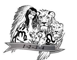 #28 for 3 Lions 1 Virgo Tattoo Design by letindorko2
