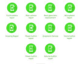 Nro 10 kilpailuun Mobile Phone Repair Icons käyttäjältä babarhossen