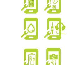 Nro 24 kilpailuun Mobile Phone Repair Icons käyttäjältä oaliddesign