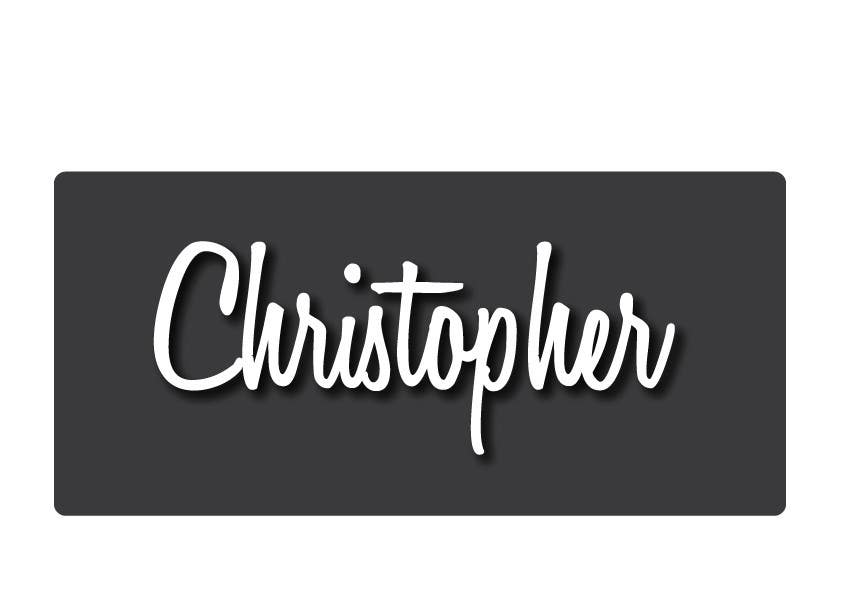 Penyertaan Peraduan #72 untuk                                                 Logo Design for Chris/Chris Antos/Christopher
                                            