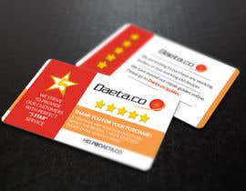 #6 para Design Business Cards for 5-Star Feedback (product sales) por s04530612