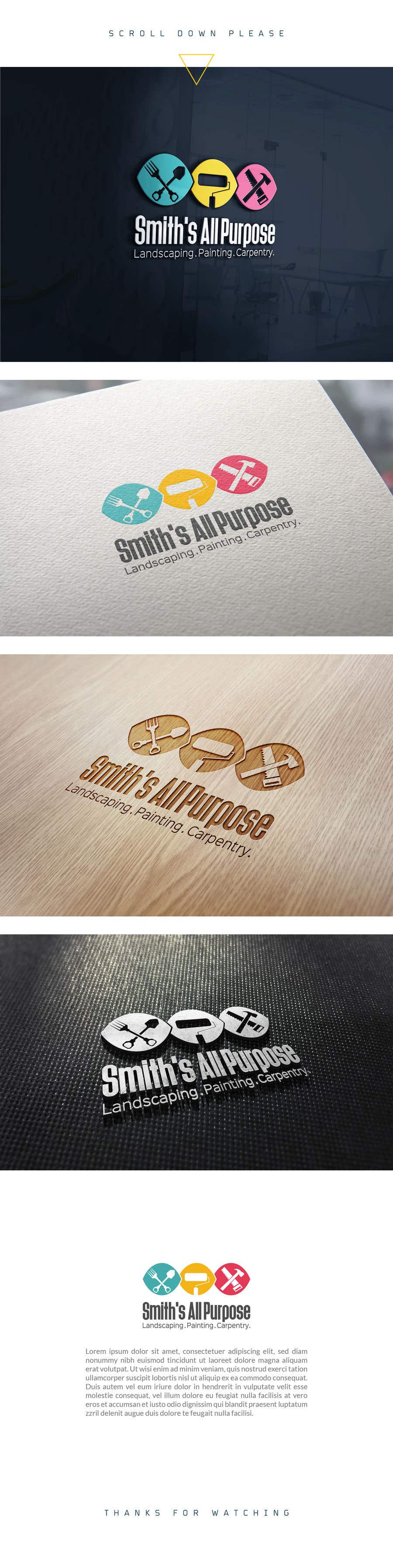 Proposition n°146 du concours                                                 Design a Logo for a landscaping, carpentry, and painting business
                                            