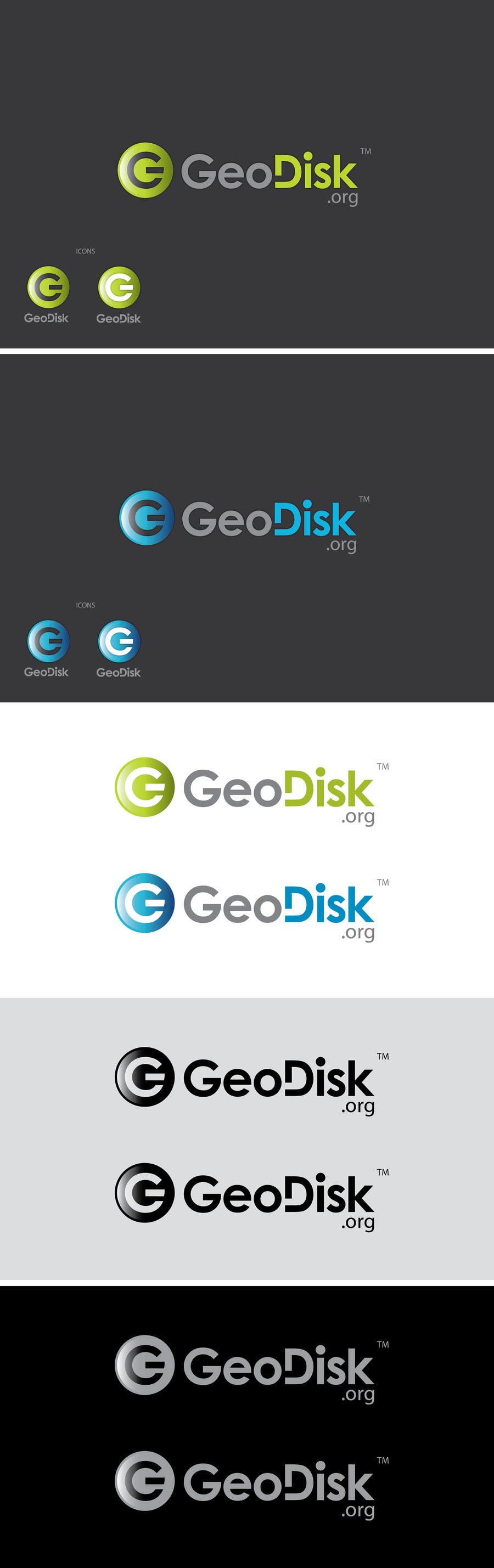 Proposition n°59 du concours                                                 Logo Design for GeoDisk.org
                                            