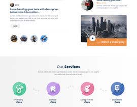 #12 for Create a Clean Homepage User Interface for Health Wesbsite by zaxsol