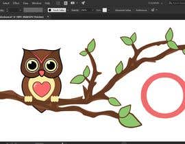 #24 para Owl logo design de obaidulkhan