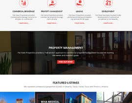 #72 para Design a Homepage Mockup for Commercial Real Estate Website de WebCraft111