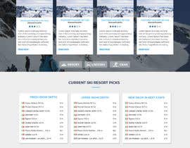 #38 för We want the best homepage for the ski industry av webdesignmilk