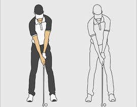 #15 para Artist sketches of a golf avatar de prakash777pati