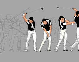 #32 para Artist sketches of a golf avatar de megatmarzuqi