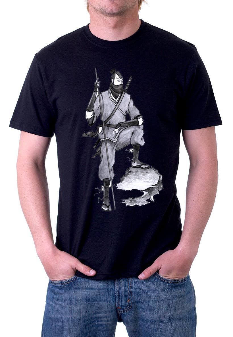 Proposta in Concorso #11 per                                                 Samurai T-shirt Design for Cripplejitsu
                                            