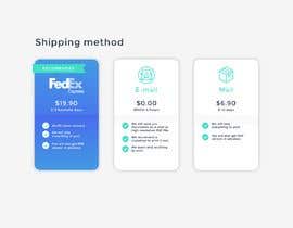 #101 for Re-Design Shipping Method Selection by elkmare