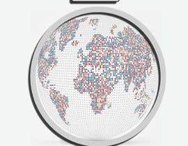 #12 för We need a world map inspired logo inspired by the attached images. Prefer it to be simplified but still identifiable as a globe/world map. If some continents need to be cropped then at least africa+asia need to be there. av doaaabdo0305