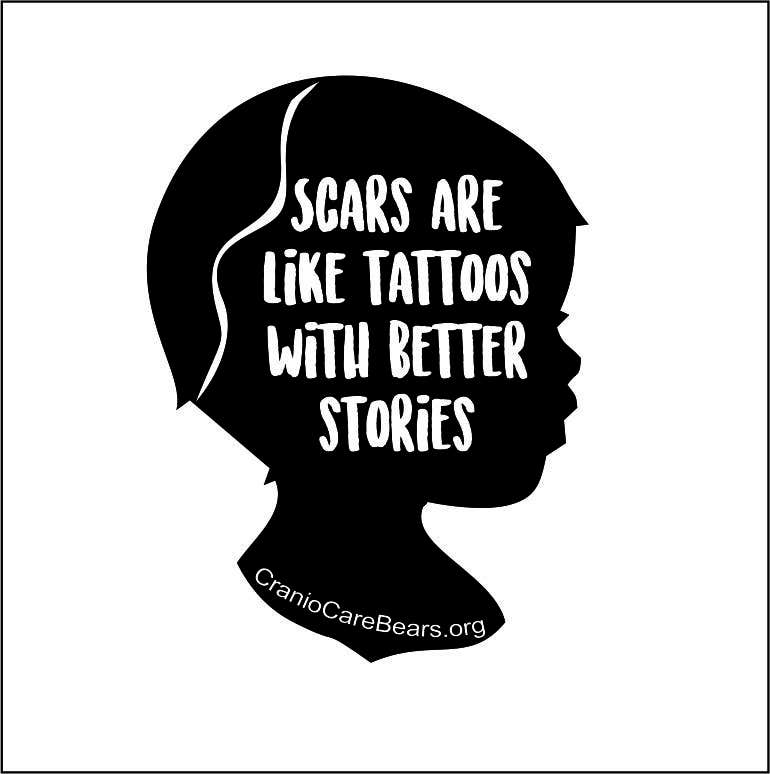 Penyertaan Peraduan #40 untuk                                                 Scars are like Tattoos with better stories
                                            