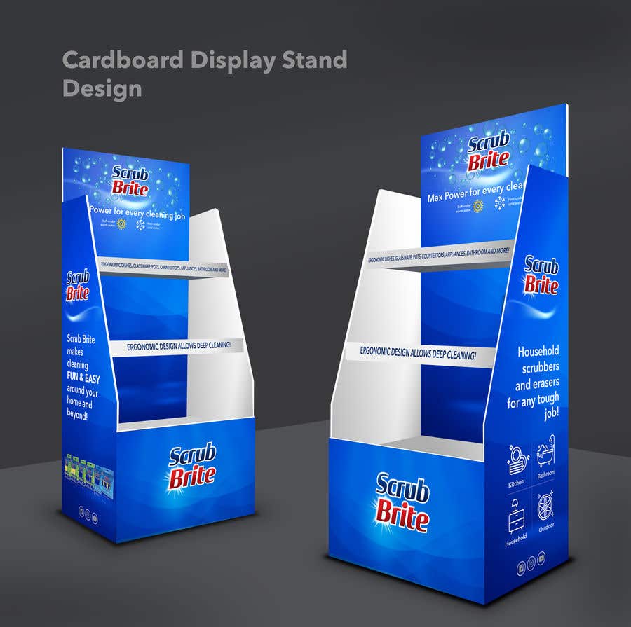 Contest Entry #38 for                                                 Cardboard Display Stand Design
                                            