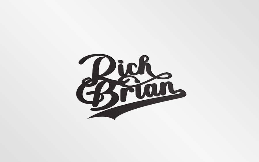 Contest Entry #35 for                                                 "RICH BRIAN" custom style logo
                                            