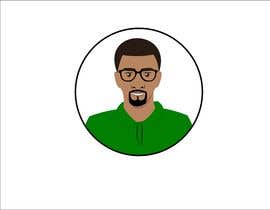 #1 för Make an animated vector illustration of a black male with green polo shirt. av ronaldvale