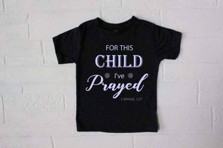 Konkurrenceindlæg #37 for                                                 "For This Child I've Prayed - 1 Samuel 1:27"
                                            
