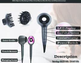 #6 dla I want impressive infographic images design for my Hair dryer przez manjur1422