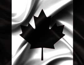 #39 ， Big black Canadian Waving Flag 来自 angaangung
