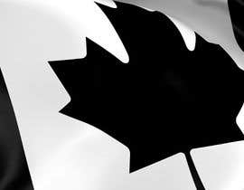 #49 para Big black Canadian Waving Flag de mikelpro