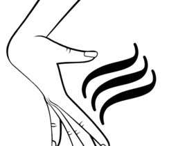 #23 for I need a black and white logo with a hand, shaped as a half of a heart with three small wives, as you see on attached material. The wrist shouldn’t be extremely skinny and have such unnatural cut at the edge. by jricardo69