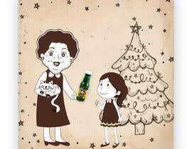 #10 dla Grandma handing over Bottle to kids in front of Christmas Tree przez voodoocat