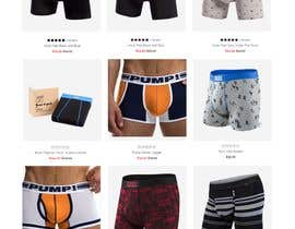 #37 สำหรับ Re-design my Underwear eCommerce home page โดย amnu14