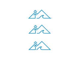 nº 76 pour Logo for outdoor brand &quot;Salt and Peaks&quot; par yasmin71design 