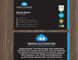 Nro 43 kilpailuun Business Card Design - iBooks Accounting käyttäjältä bhripon990