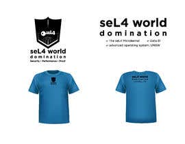 #19 per T-shirt Design (theme: seL4, advanced operating system, unsw) da littlenaka