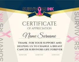 #1 para Design a certificate of appreciation for charity por guessasb