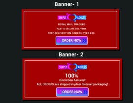 #15 para Design set of 5 small Homepage Banners for Sex Toys Website de shahadothoshen24