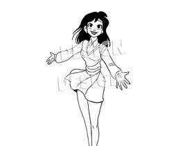 #16 for Necesito la ilustración de una chica segura de sí en una pose que transmita fortaleza y determinación av orrlov