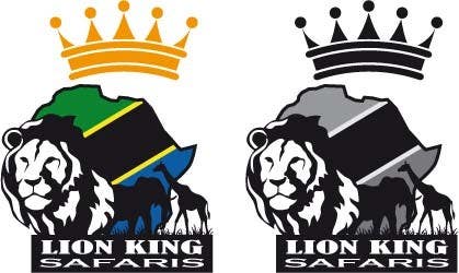 Kilpailutyö #15 kilpailussa                                                 Logo Design for LION-KING SAFARIS
                                            