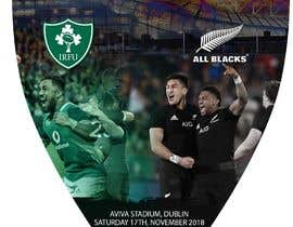 #20 para IRE vs NZ rugby competition poster de JohnnyGilberto
