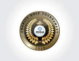 #23 para Design a winners medal for our charity golf tournament. The medal will be produced in acrylic and so should contain 2-4 colors, incorporate our logo (2 versions attached), incorporate a golf element and something like “RISA golf winner 2019”. de Sayem2