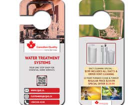Nro 13 kilpailuun Water treatment brochure &amp; door hanger. käyttäjältä miNADIM