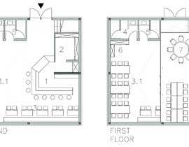 #15 для 3D Perspective and Floor Plan Hobby Cafe від Itoshel