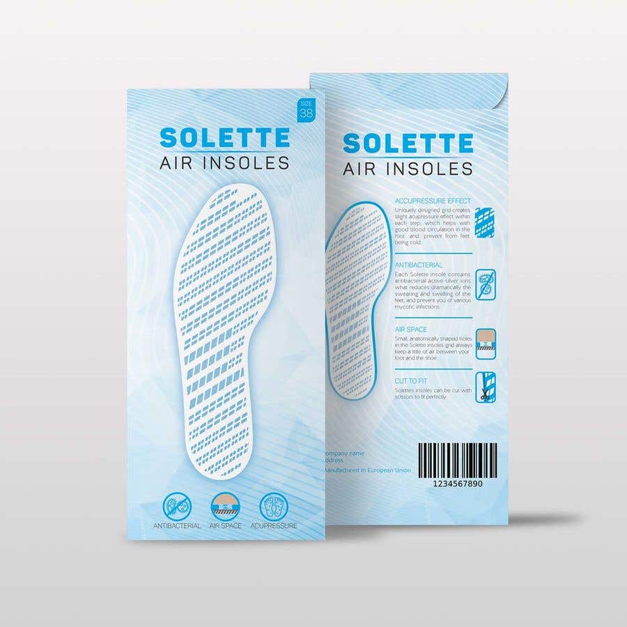 Konkurrenceindlæg #90 for                                                 New Product Package and labels design (insoles)
                                            