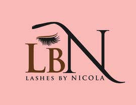 #4 untuk I need a logo for my new eyelash business, I want LBN to be the main name with Lashes by Nicola in small writing underneath. I would like a background theme to be a marble effect, rose gold or pink to maybe be incorporated wether it&#039;s writing or outline. oleh waningmoonak