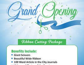 #17 for Ribbon Cutting Advertisment Design by configulration