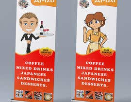 #24 สำหรับ Amai Cafe Banner Stand design x2 โดย Akheruzzaman2222