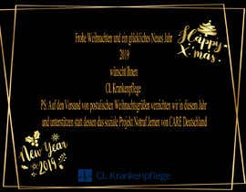 #19 para Create 2 Christmas Card with New Years greetings de Justgprahit