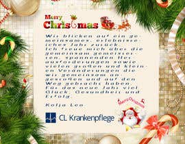 #17 pentru Create 2 Christmas Card with New Years greetings de către Kajol2322