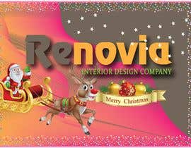 #32 for Design Christmas greeting card. The card should be customized with the company logo. The company name is Renovia, it’s an interior design company. So the theme of the card should match this concept. The logo should be the main element in the card. by sasireka393