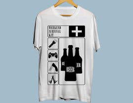#104 para T-shirt design - Survival Kit por shahin888