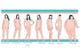 Miniatura de participación en el concurso Nro.77 para                                                     Illustration Design for female body shapes/ types
                                                