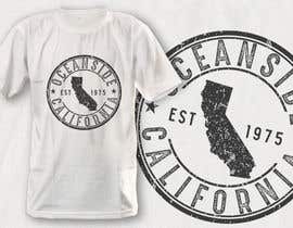 Nro 31 kilpailuun Oceanside California T-shirt design käyttäjältä robiulhossi