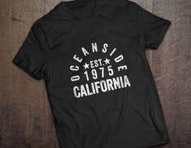 Nro 164 kilpailuun Oceanside California T-shirt design käyttäjältä maqsoodishtiaq