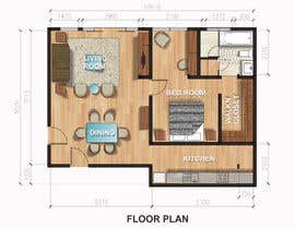 #25 for Floorplan for luxury vacation apartment by Andhito
